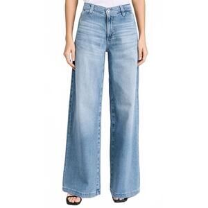 NEW AG JEANS stella low slung palazzo jeans in dune
